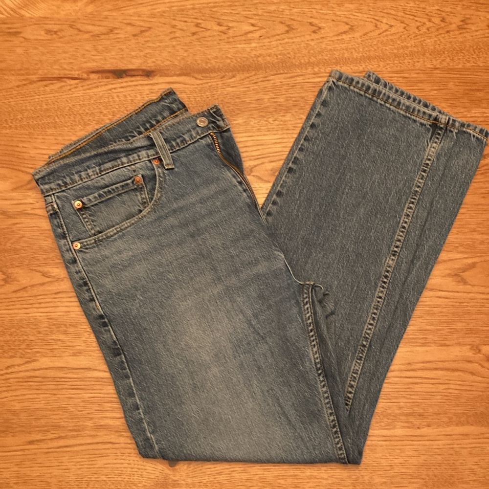 Levi's 505 36x30 Men's Blue Jeans - Picture 8 of 9